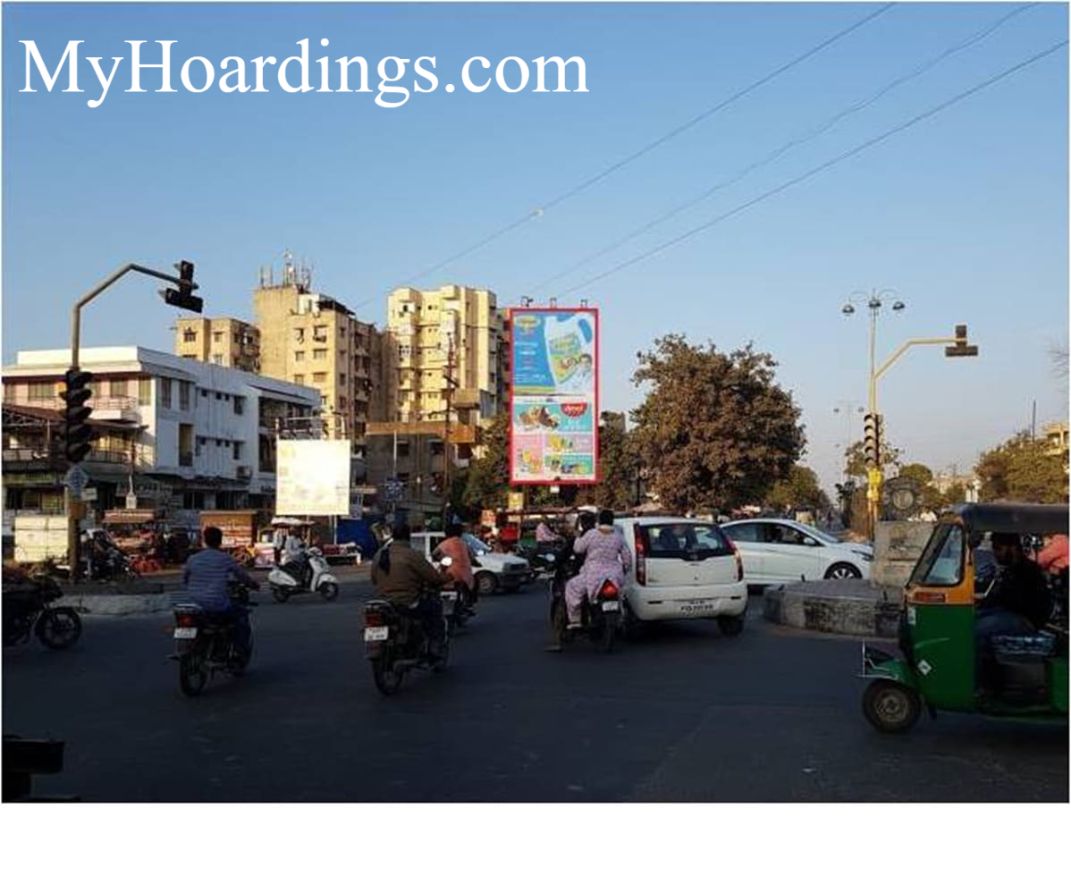 OOH Hoardings Agency in India, Highway Hoardings Advertising at Ajwa cross road in Baroda, Billbord Agency in  Baroda